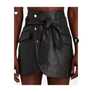 Marissa Webb 100% lamb leather skirt NEW